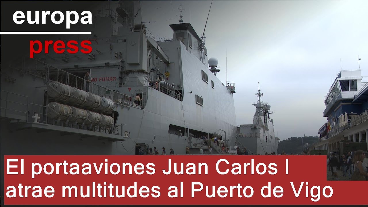 El grupo Dédalo de la Armada causa furor en Vigo: más de 7.000 visitas en las primeras horas