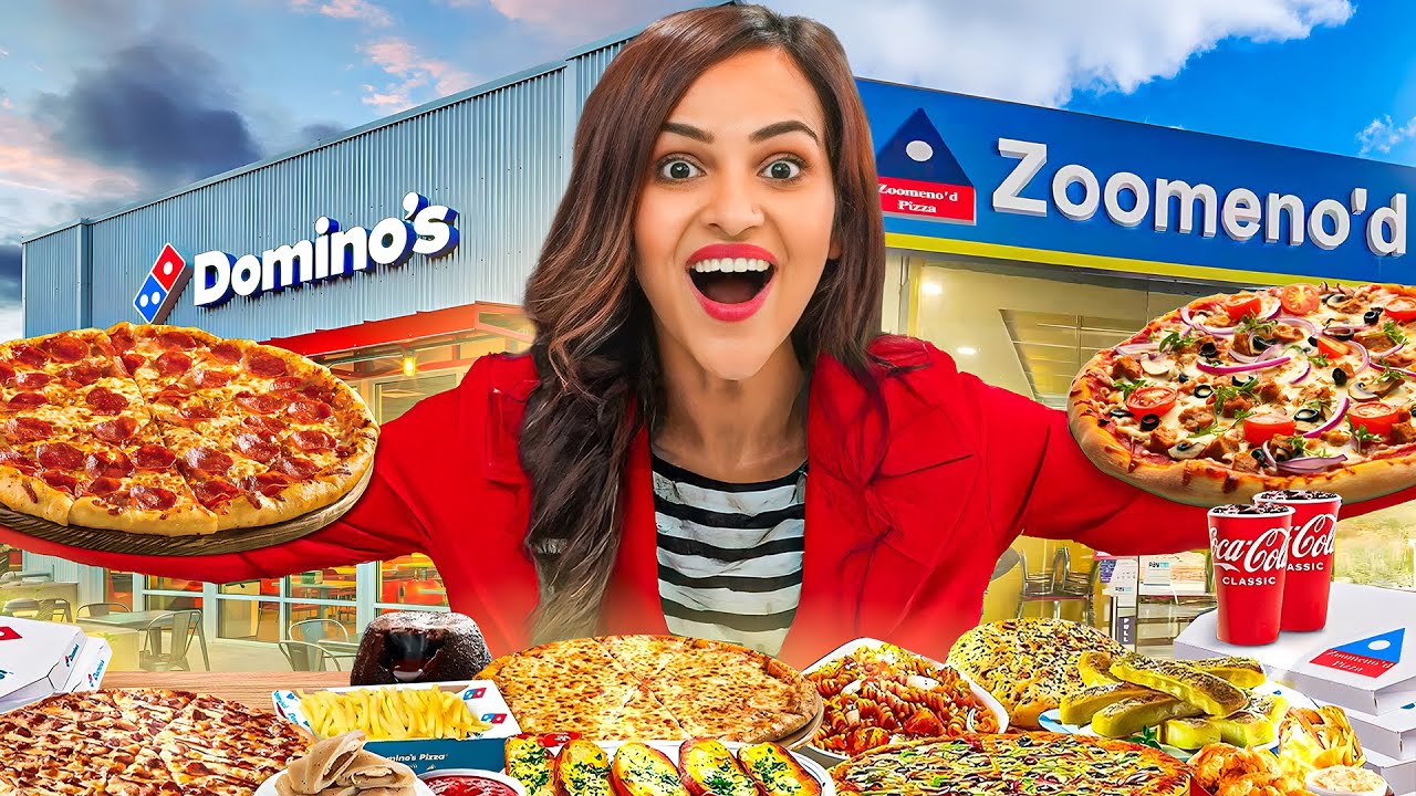 Trying full menu of DOMINOS vs ZOOMENO'D