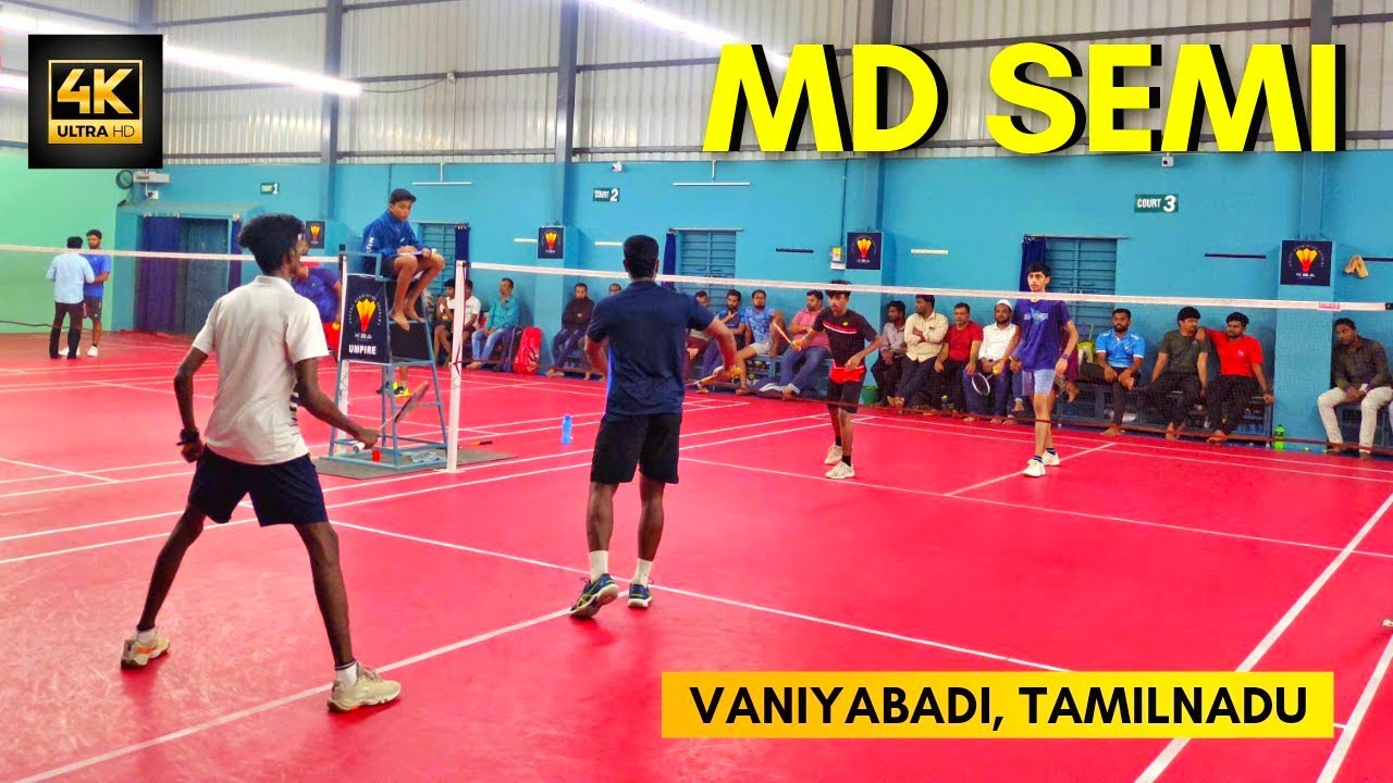 DHARMA/ABILASH vs KISHORE/ROHITH | MD SEMI | TAMILNADU STATE LEVEL OPEN BADMINTON TOURNAMENT 2024
