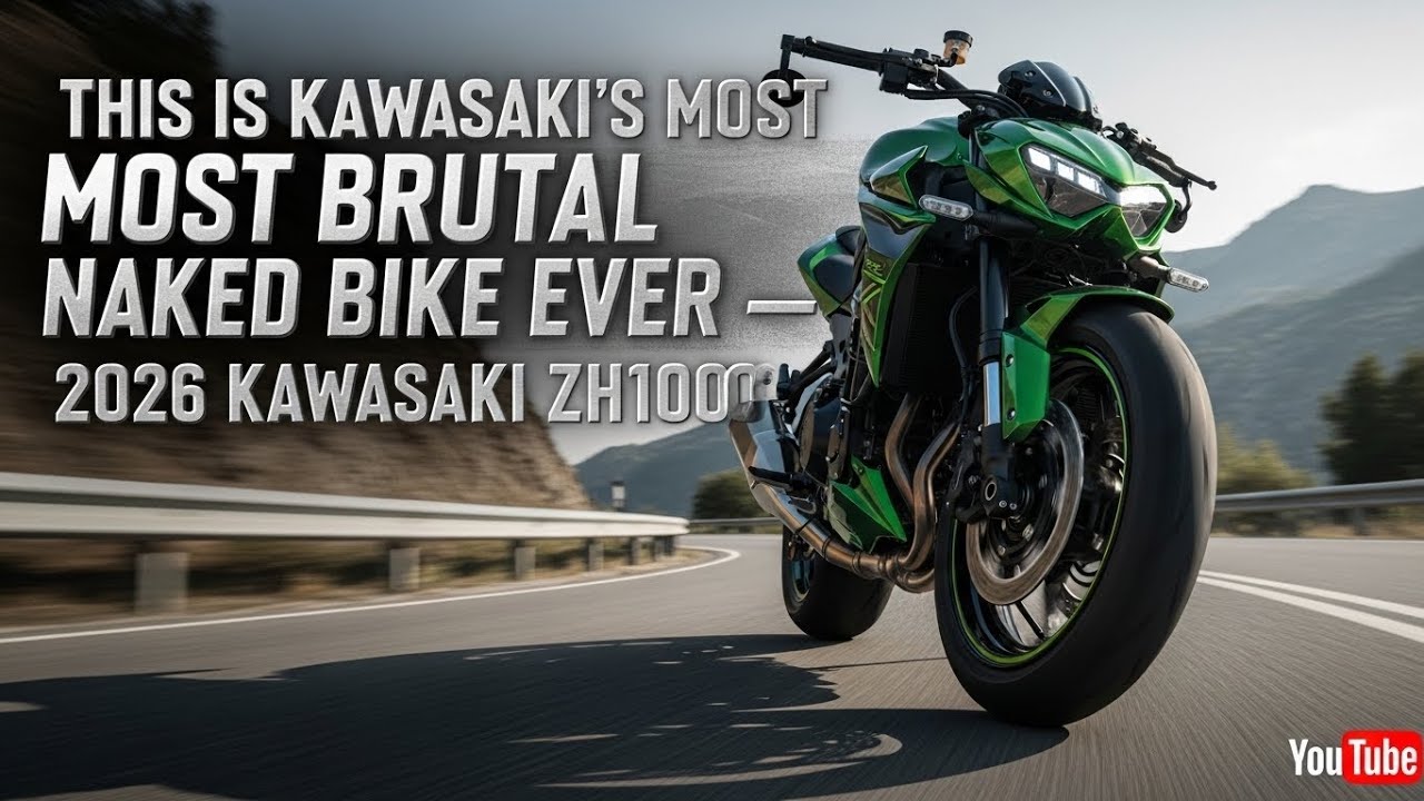 This Is Kawasaki’s Most Brutal Naked Bike Ever — 2026 Kawasaki Z1100