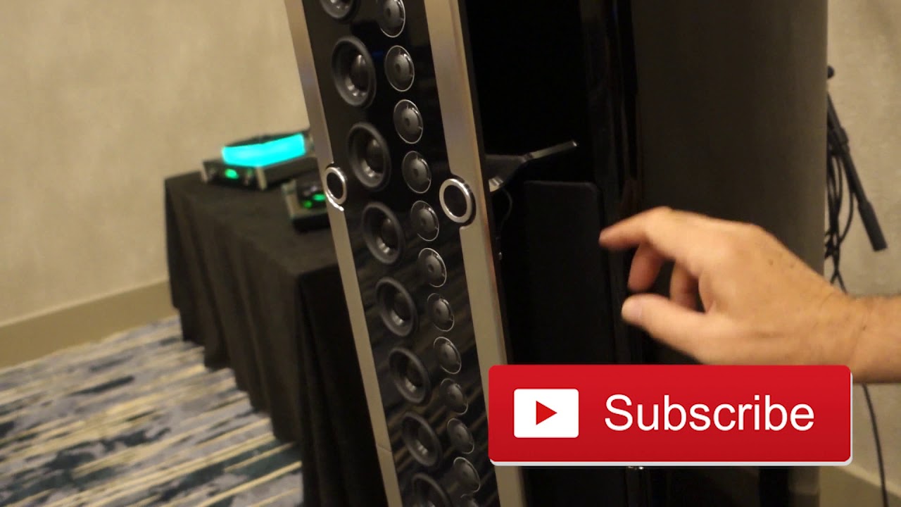 Crazy Mcintosh Line Array Speakers !  Mcintosh XRT2.1K