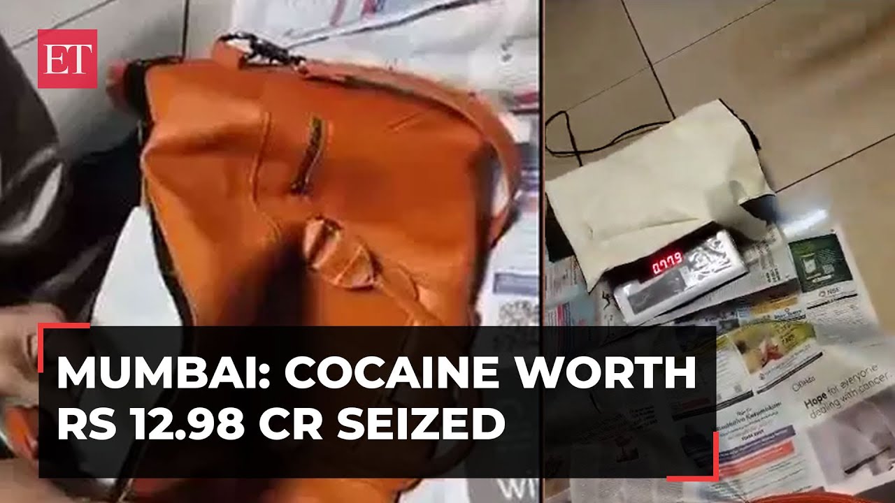 Mumbai: Customs seize 1.3 kg cocaine worth Rs 12.98 crore from foreign national