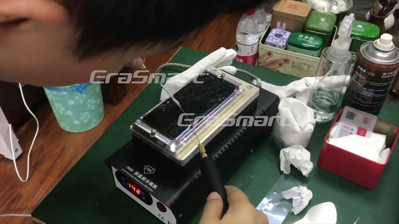 TBK-588 frozen lcd separator machine How to separator Samsung s8 lcd glue touch screen separated