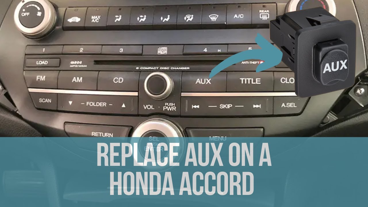 Replacing Aux Jack on a Honda Accord