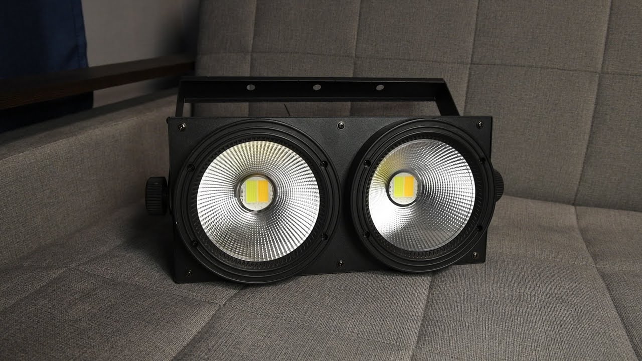 Сценический световой блиндер 2x100w светодиодный dmx