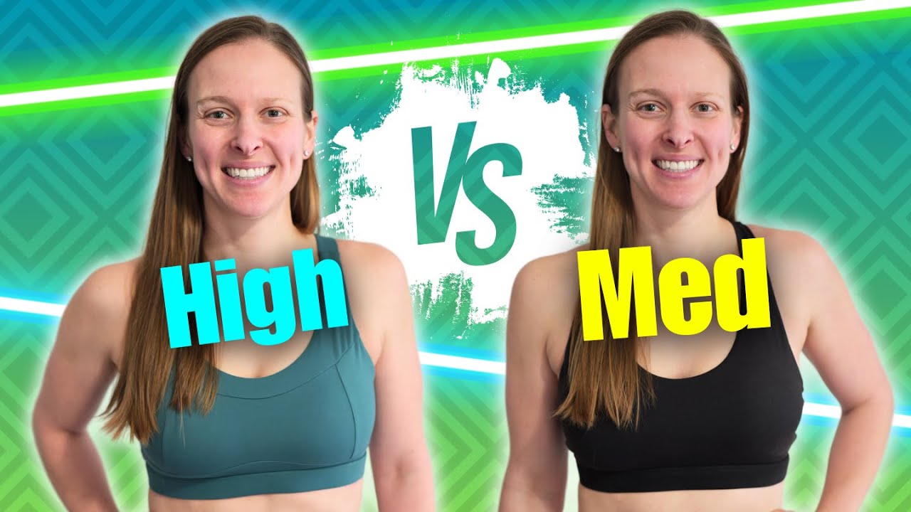 I Tried Both a High & Medium Support Sports Bra! Running Girl Comparison