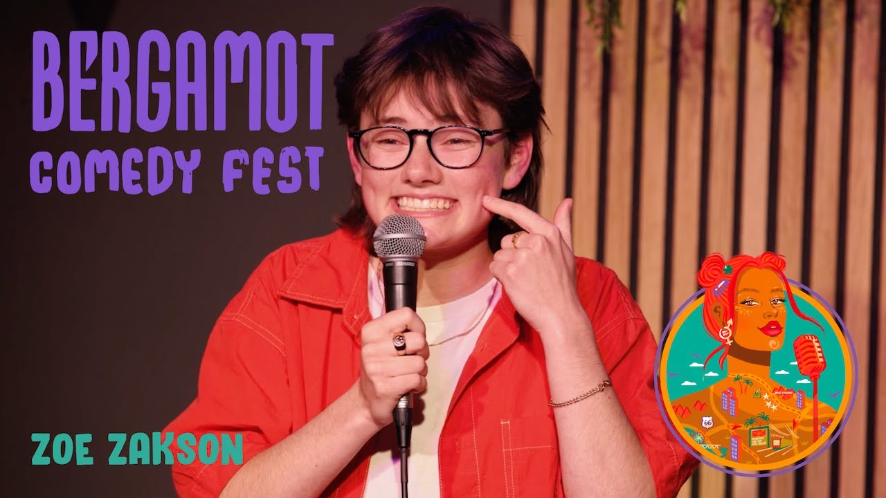 Zoe Zakson at Bergamot Comedy Fest