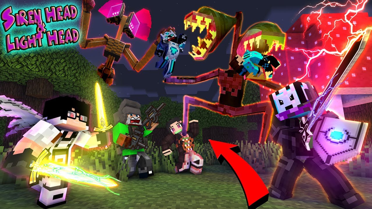 SIREN HEAD PART 2 !FOTO BARENG HANTU TOA! - Minecraft