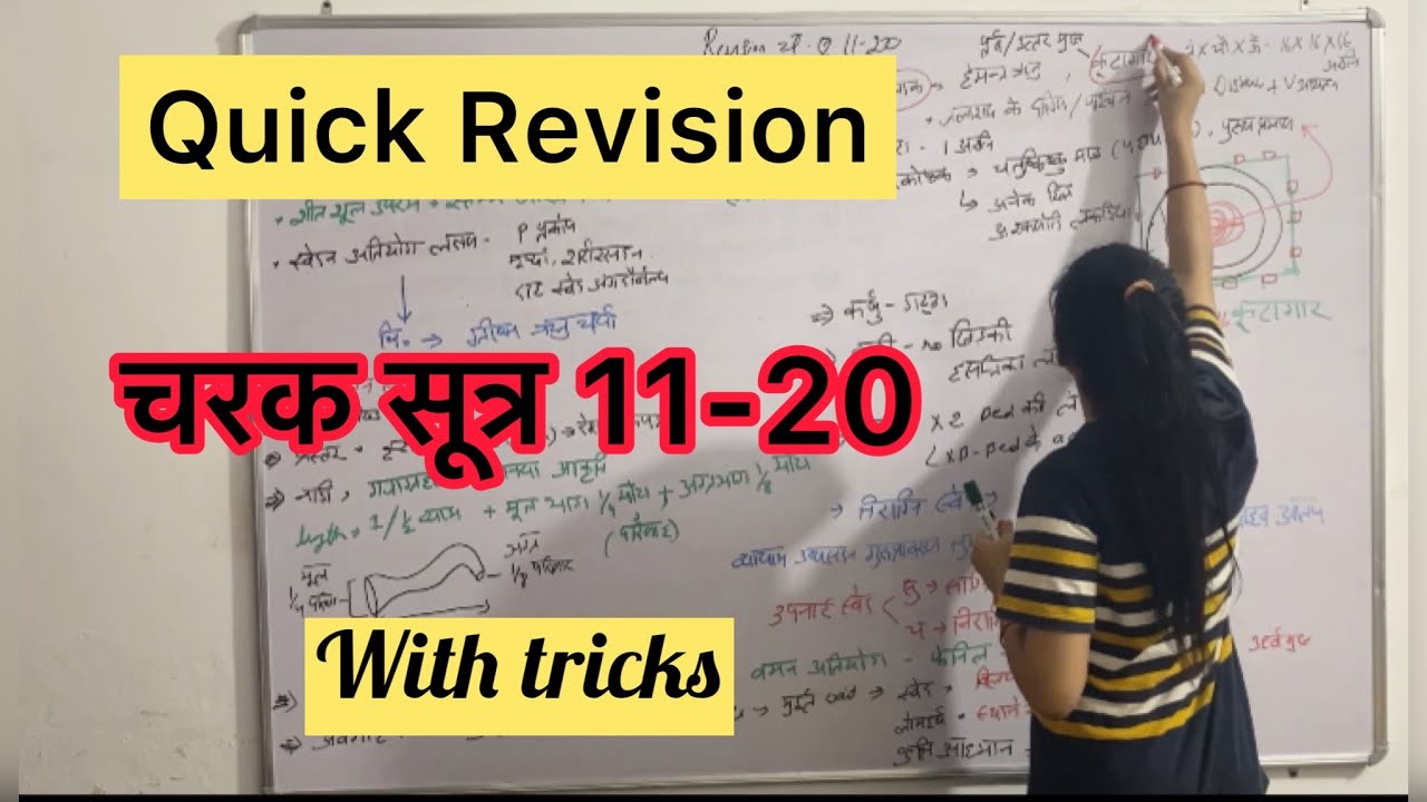 Charak Sutra 11-20 Quick Revision#aiapget #bams #ayurveda
