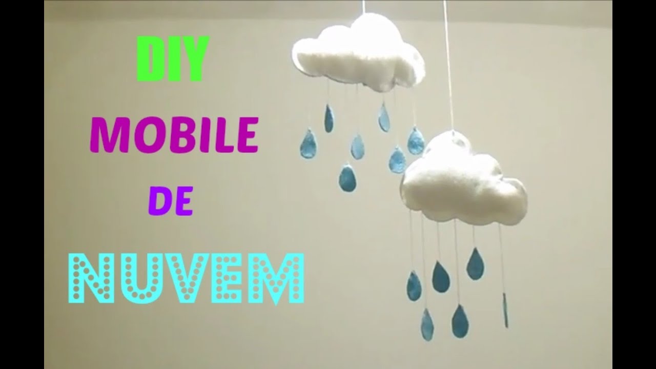 DIY: Mobile de Nuvem Super Fácil