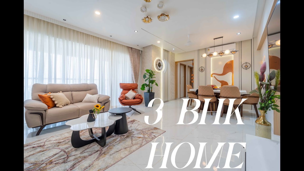 3 BHK Flat Interior Design in Pune | Architecture & Interior Shoots #3bhk #luxurious