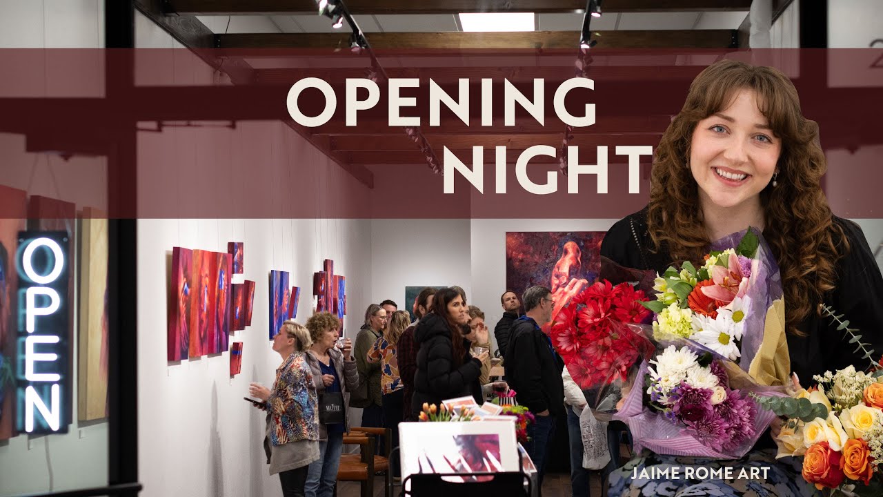 My Own Gallery Vlog Part 2: Final Touches & Opening Night