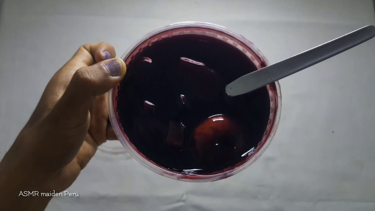 Asmr ~ 🍮Mazamorra morada🍯~Postres de Perú | Asmr ~ 🍮 Purple mazamorra🍯 ~ Desserts from Peru