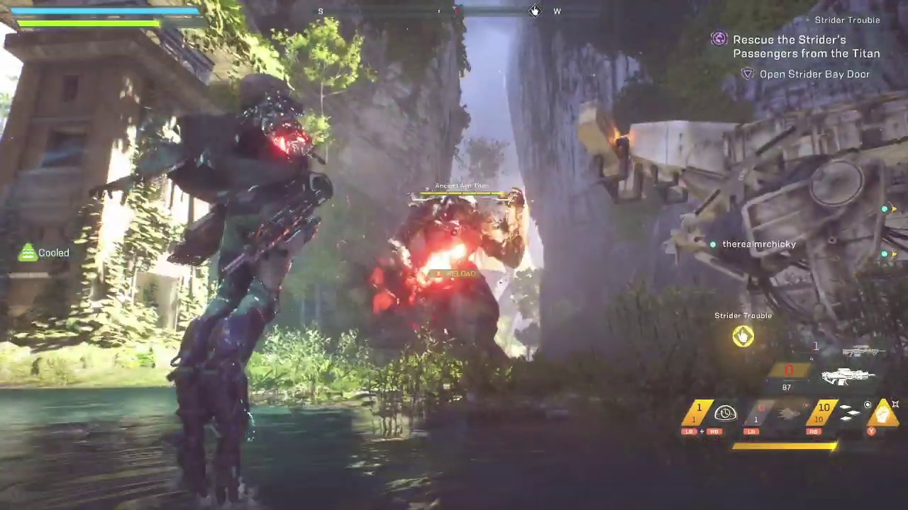Anthem Use Storm Ultimate Solo Fight Against Titan
