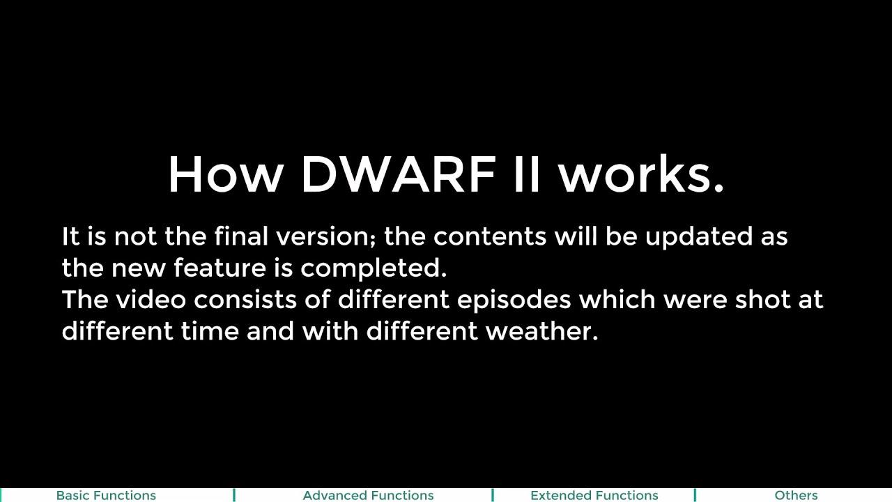 How DWARF II works