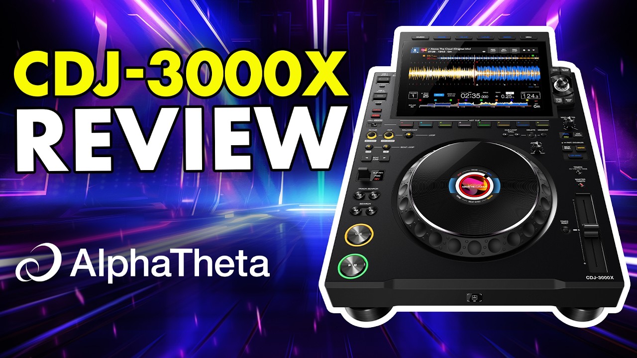 AlphaTheta CDJ-3000X Review & Demo: Cloud Features & The 