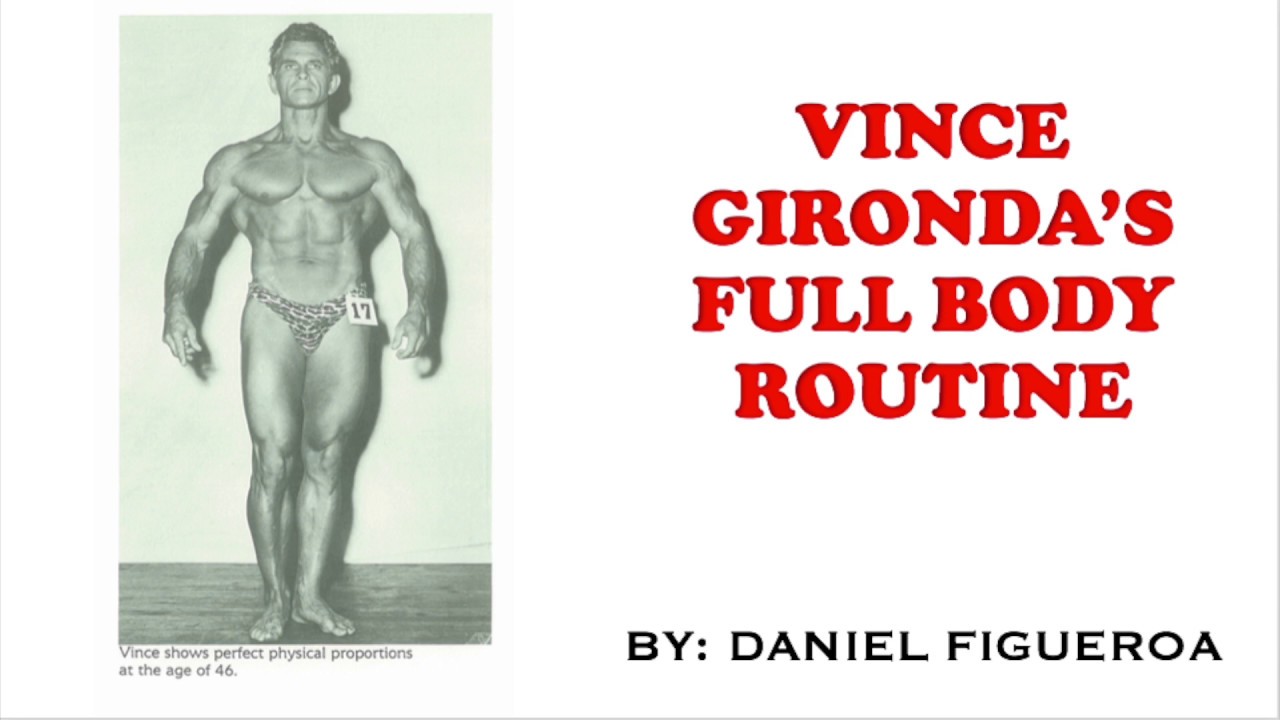Vince Gironda's RARE FULL BODY ROUTINE (THE WILD PHYSIQUE)