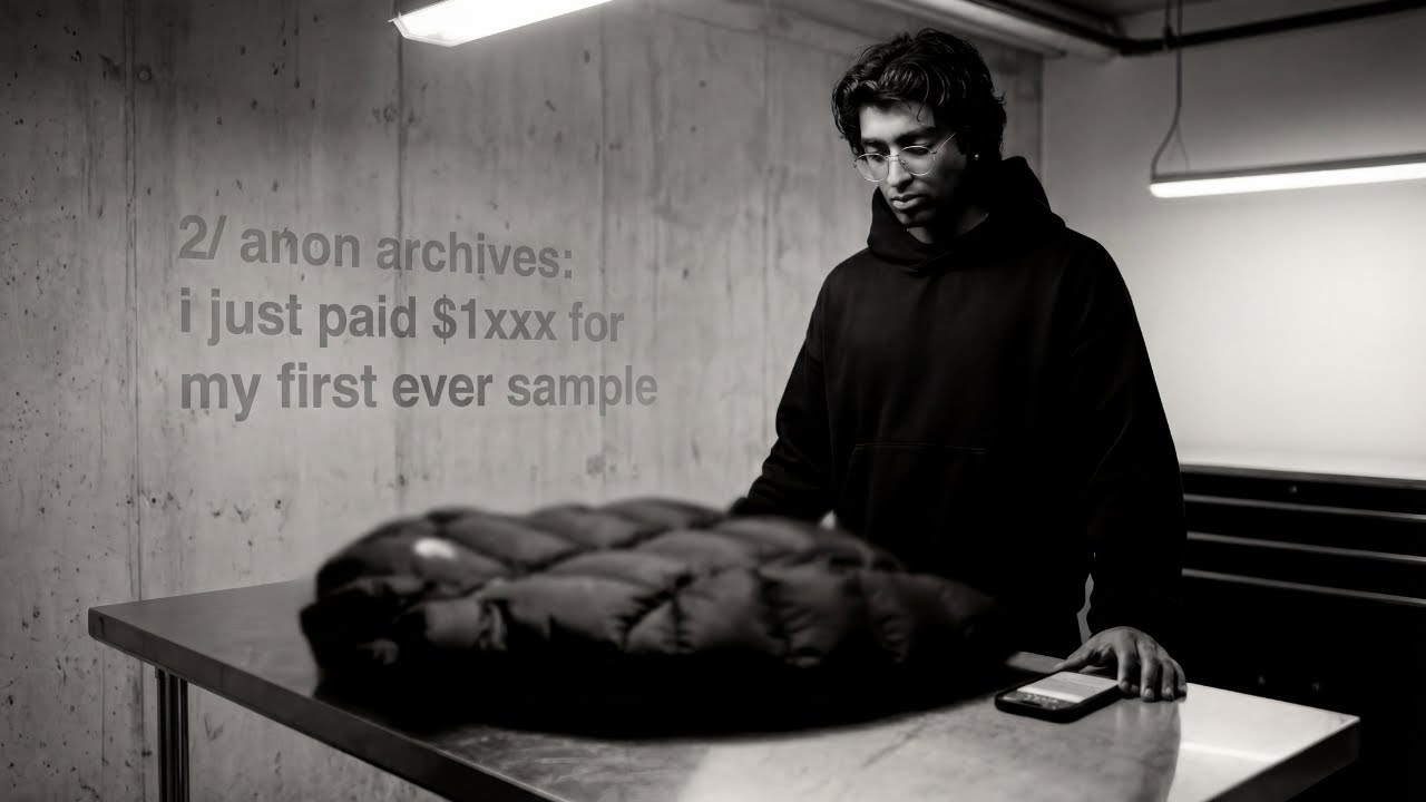 starting a clothing brand: i just paid $1xxx for my puffer sample
