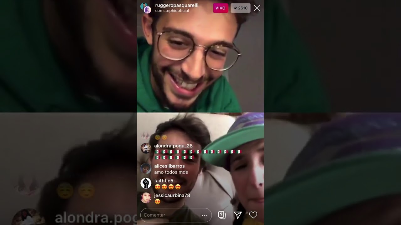 Jorge Blanco Full Livestream with Ruggero, Cande and Stephie
