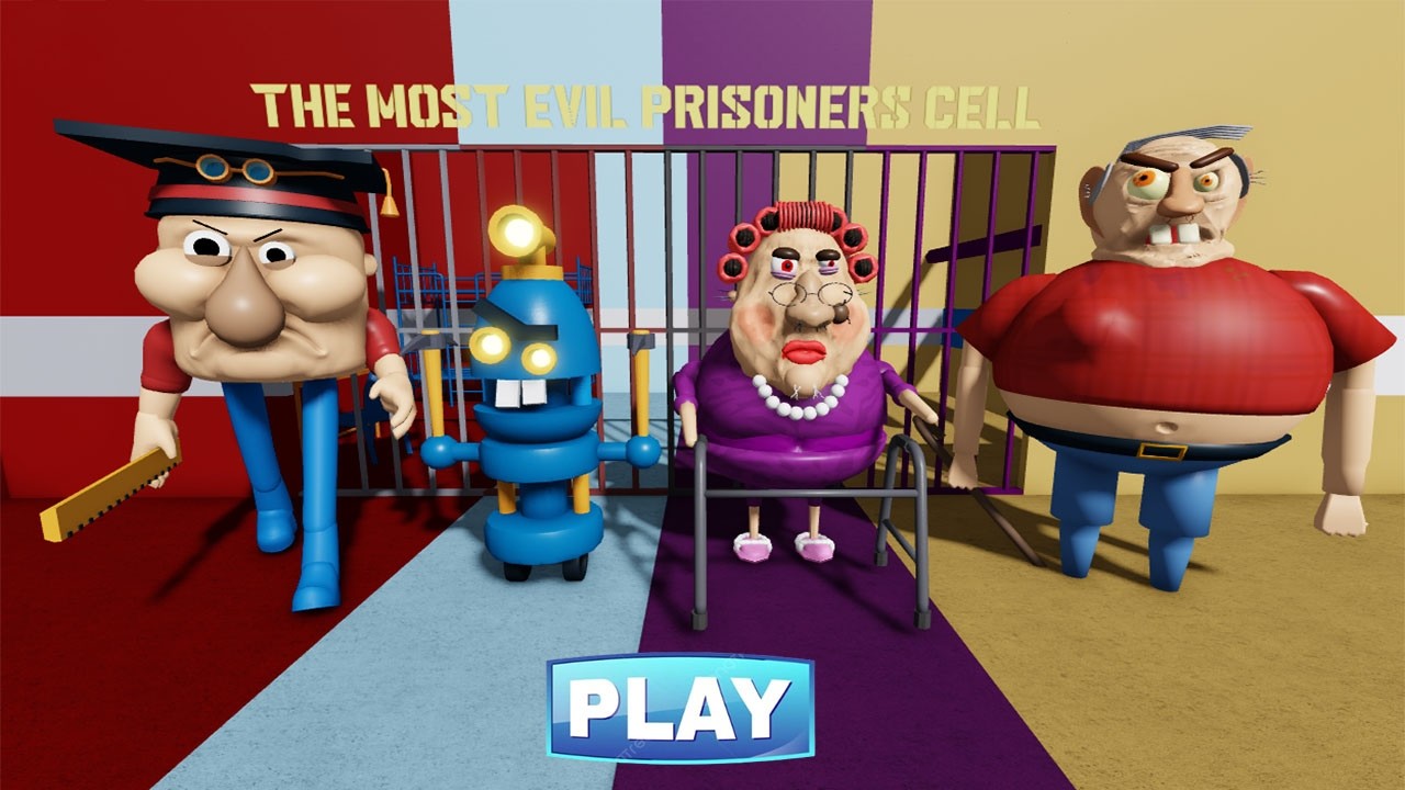 MR.MEANIEHEAD VS PIZZA ROBOT VS EVIL GRANDMA VS EVIL GRANDPA !! FULL GAMEPLAY #roblox