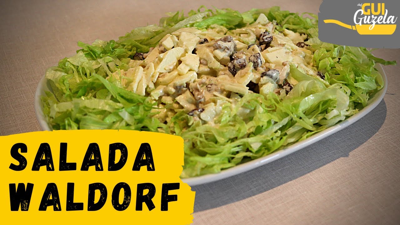SALADA WALDORF tem gosto de NATAL, é muito fácil de fazer e prática!