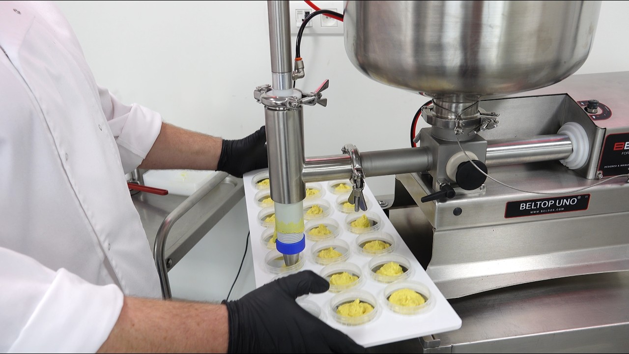 Dosing of deli salads with Beltop UNO