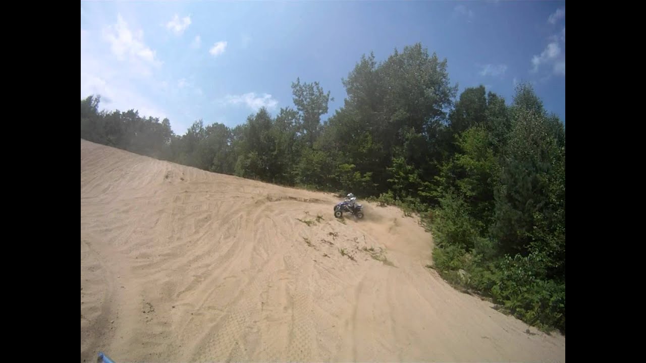 Slow Motion Sand Turn YFZ 450