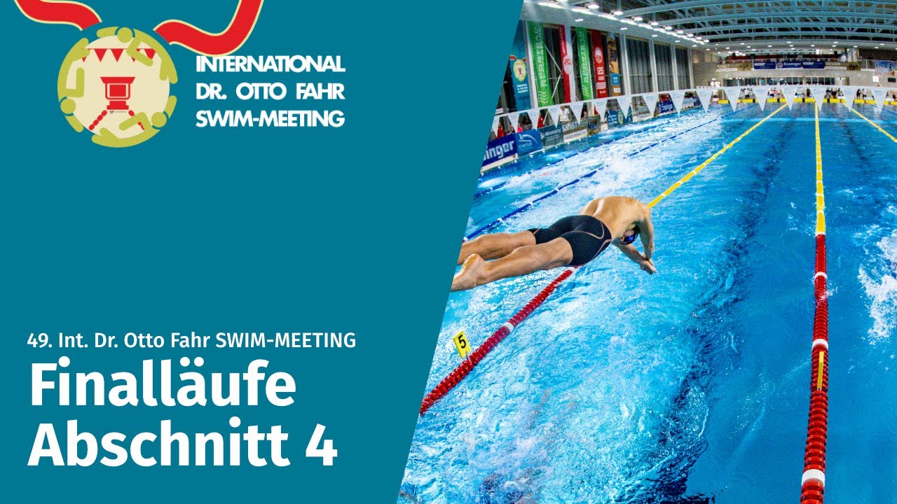 Finalläufe Abschnitt 4 | Sonntag, 11. Mai 2025 | 49. Int. Dr. Otto Fahr SWIM-MEETING