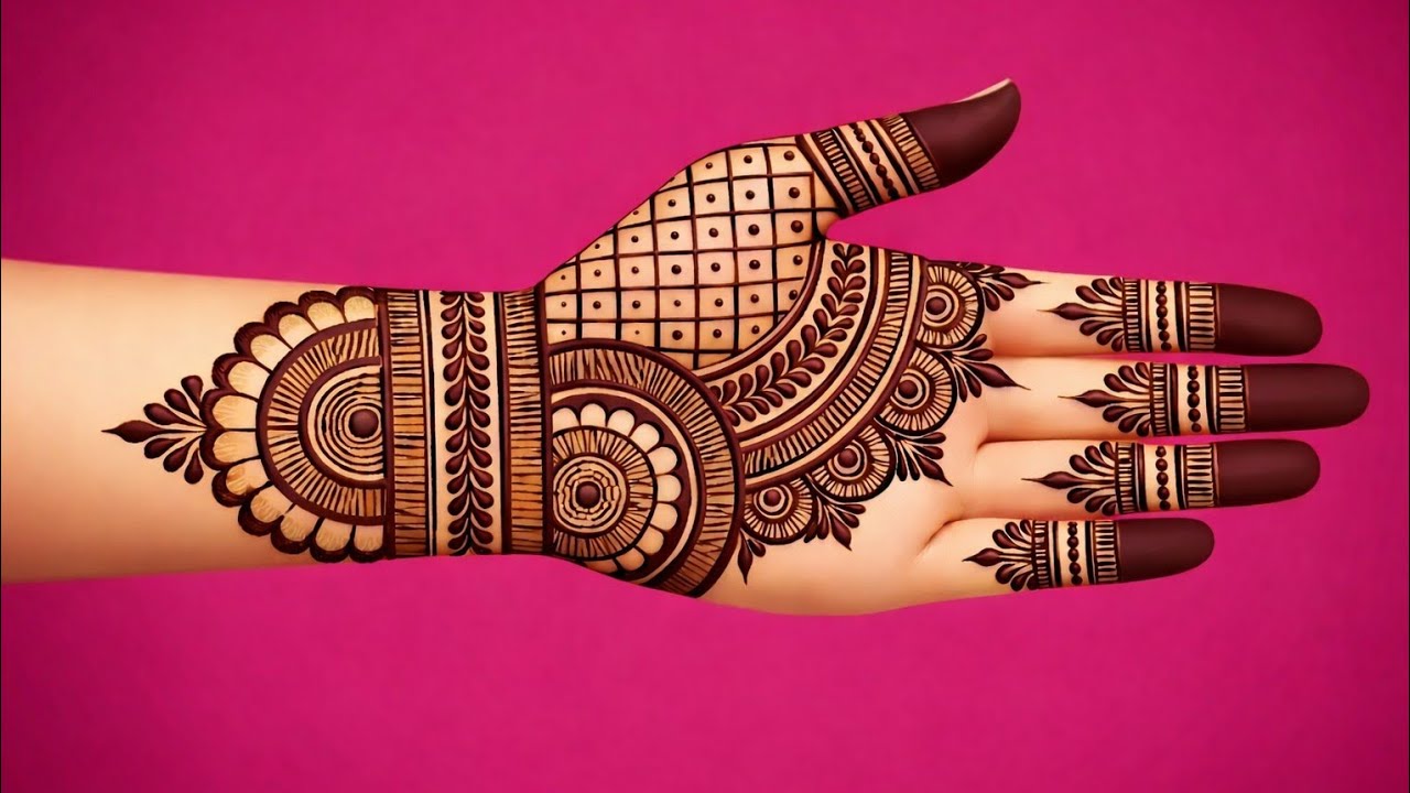 Valentine's day special mehndi design ||  beautiful front hand mehndi design || mehndi design ||
