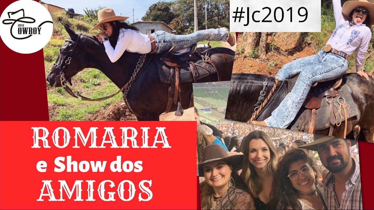 ROMARIA Feminina e show do AMIGOS no mesmo dia | Canal Jeito de Cowboy