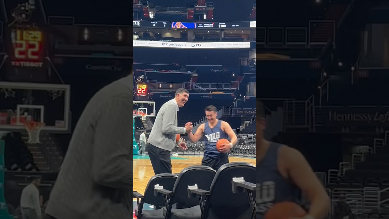 He Tried To Dunk On A NBA Hoop. Gheorghe Muresan Tries To Help!