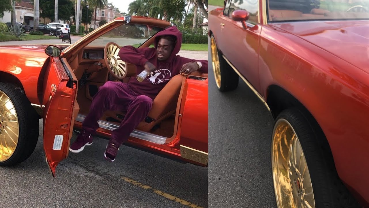 Kodak Black Slidin' In His Cutlass On Gold 30's!
