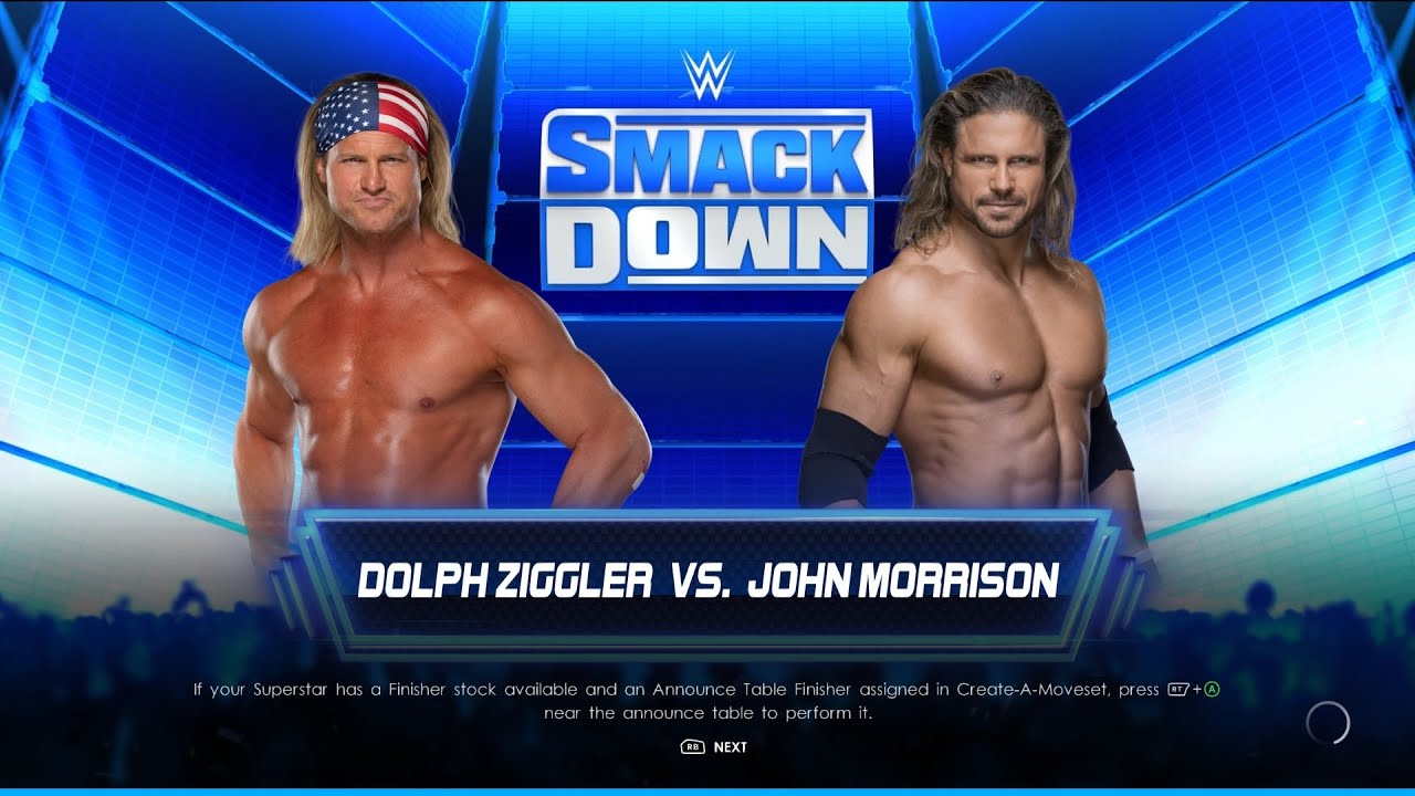 WWE 2K22 PC - Dolph Ziggler VS John Morrison