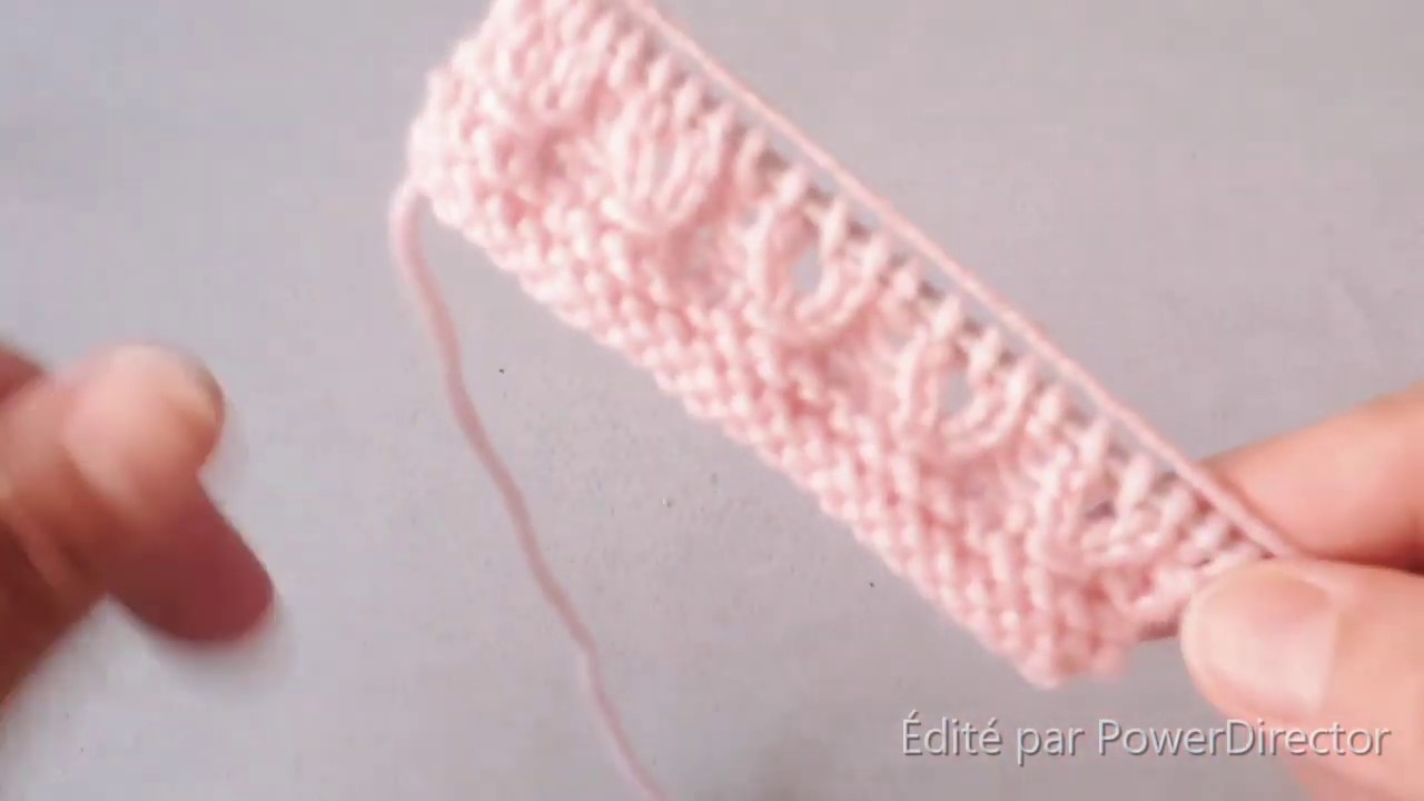 سلسلة غرز التريكو\ غرزة حبة البن
