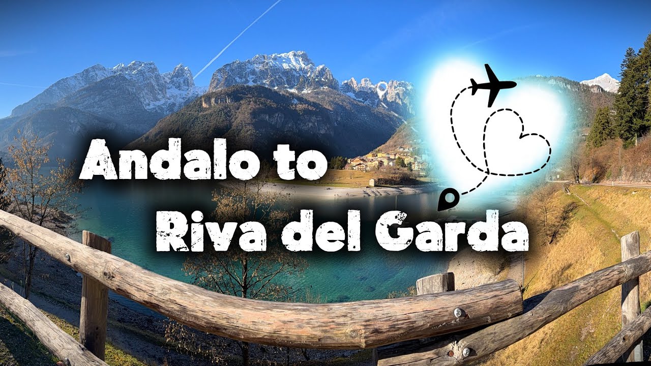 ANDALO TO RIVA DEL GARDA🇮🇹|2025 travel vlog |සිංහල Vlog #belviaggio #beautiful #italy #rivadelgarda 