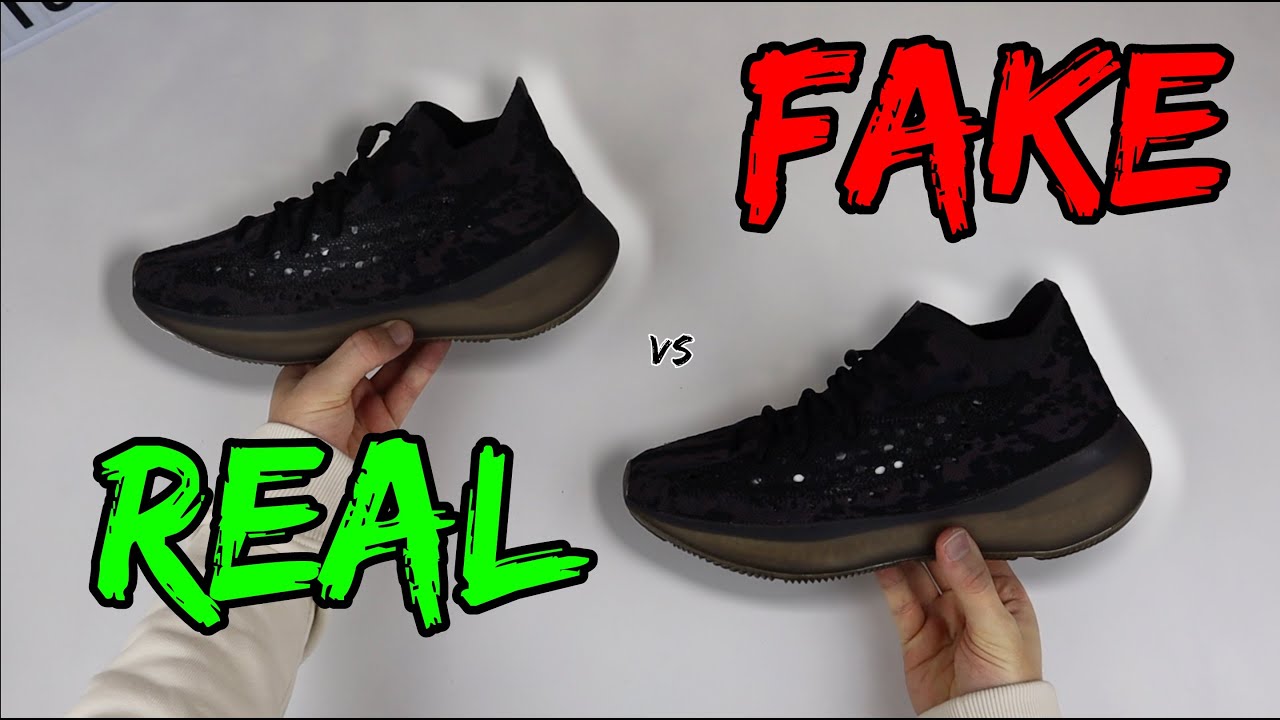 REAL VS FAKE! ADIDAS YEEZY BOOST 380 ONYX COMPARISON!