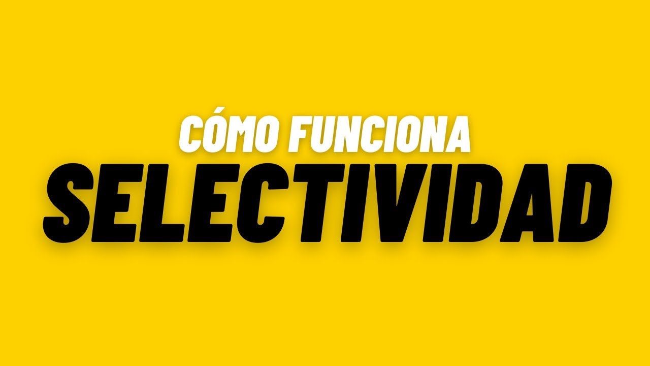 ¿Cómo funciona Selectividad? || Nota de EVAU / PAU / PEvAU, Acceso y Admisión. ¿Cómo se calculan?