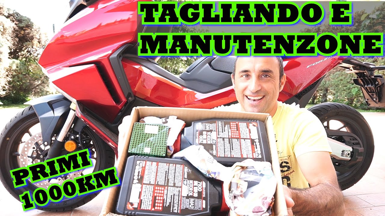 Tagliando 2021 PRIMI 1000KM : HONDA FORZA 750/ X-ADV 750/ NC750X