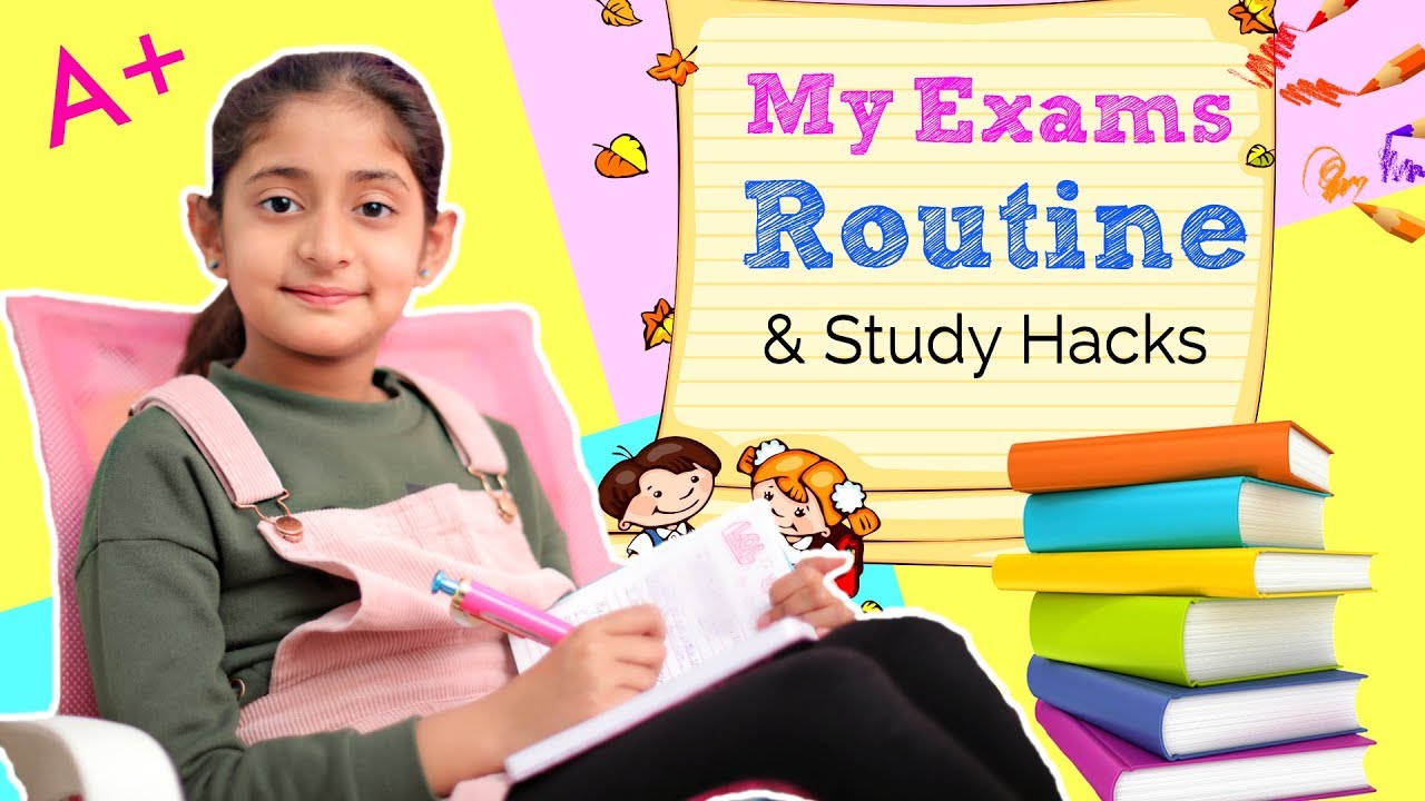 My EXAMS STUDY Routine - STUDENT HACKS | #Tips #Sketch #MyMissAnand
