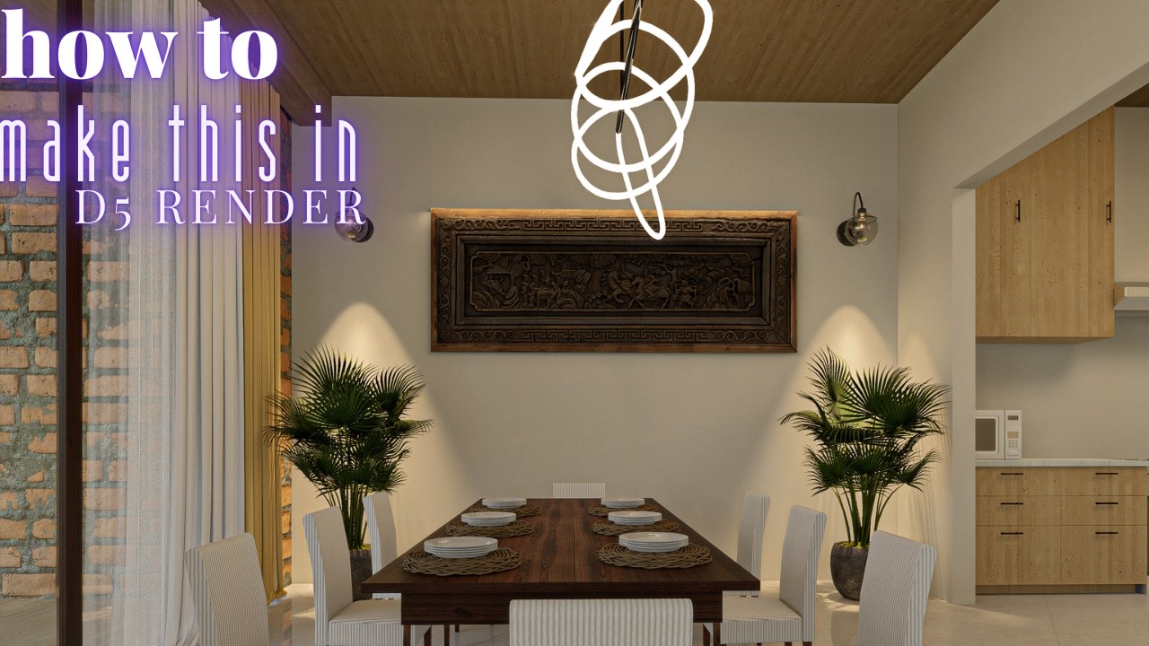 INTERIOR RENDERING : With D5 RENDER