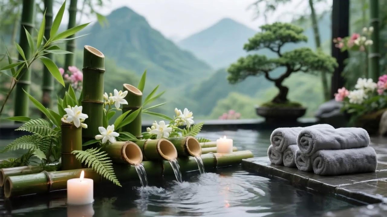 Soothing Relaxing Music 🌹 Peace of Mind, Anxiety Relief, Calm Water for 12 Hour Sleep Relax 4