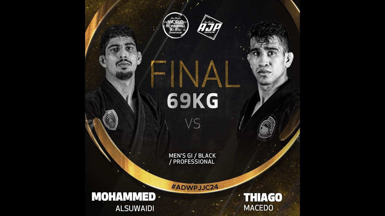 MOHAMED ALSULWAIDI vs THIAGO MACEDO ABU DHABI WORLD PRO 2024 #adwpjjc #bjj #ajp #jiujitsu #grappling