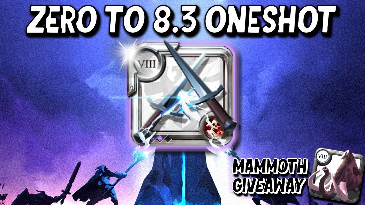 Zero To 8.3 ONESHOT Dagger Pair | RED ZONE  | Albion Online | Mammoth Giveaway