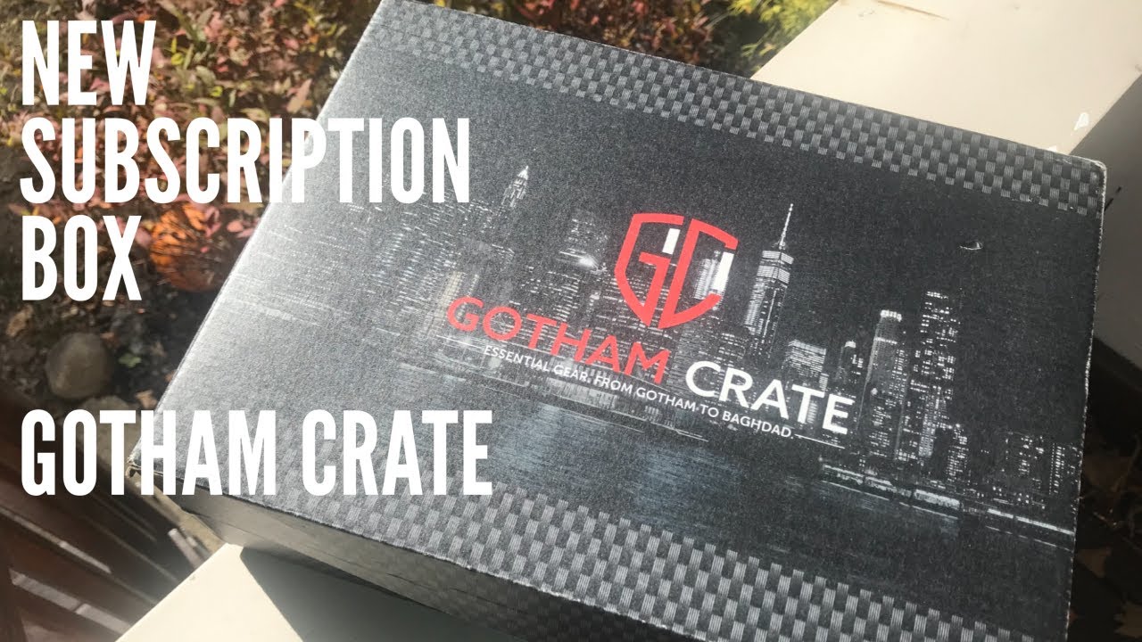 NEW SUBSCRIPTION BOX: Gotham Crate - Built With Law Enforcement, Military In Mind