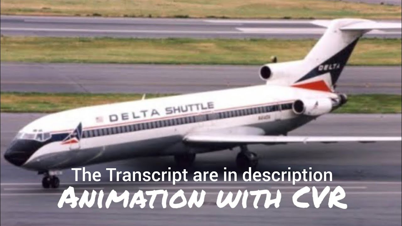 Delta Airlines Flight 1141 Crash || Animation with CVR. (Subtitles/CC On)