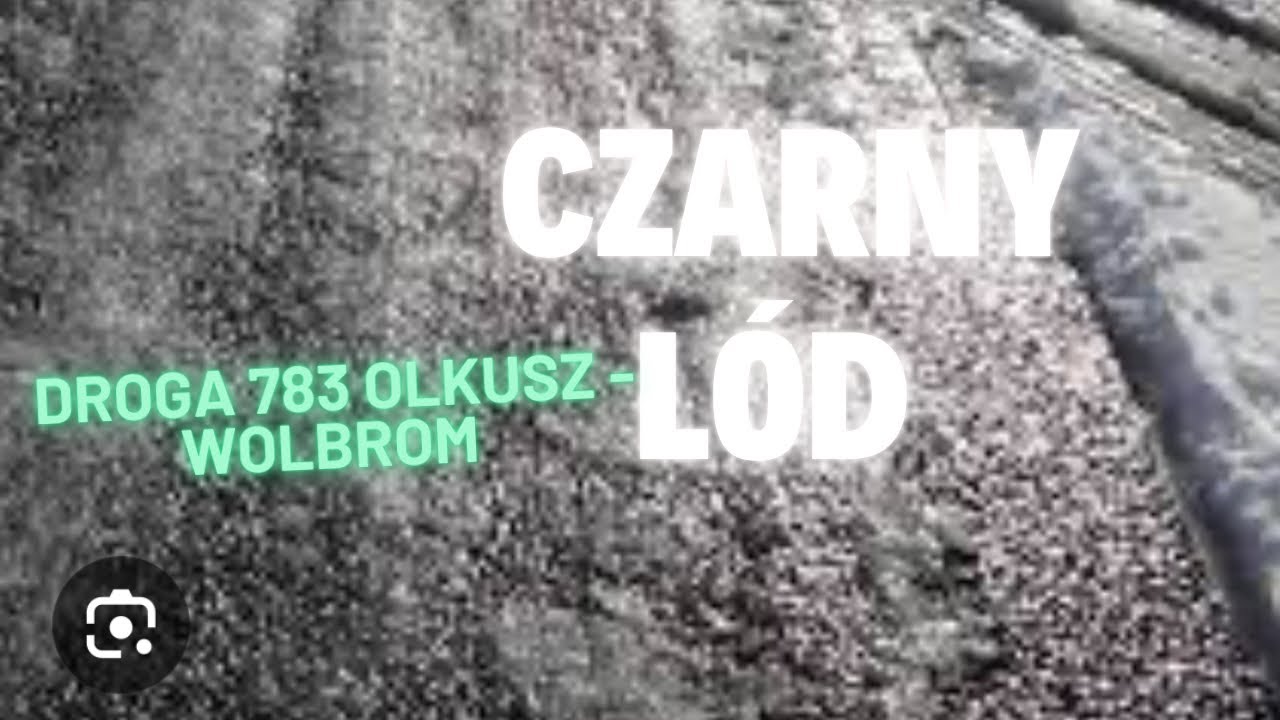 CZARNY LÓD , droga 783 Olkusz -Wolbrom .