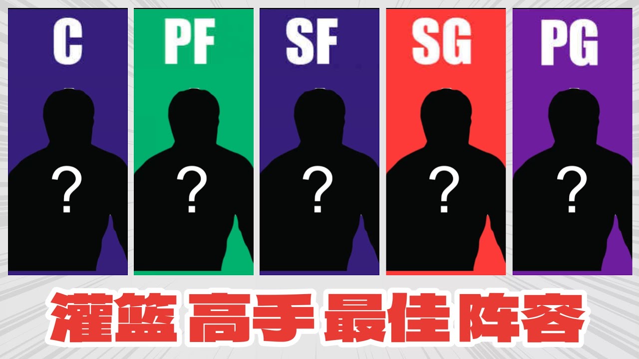 盘点灌篮高手最佳一阵和最佳二阵！哪五名球员组合起来才是最强？