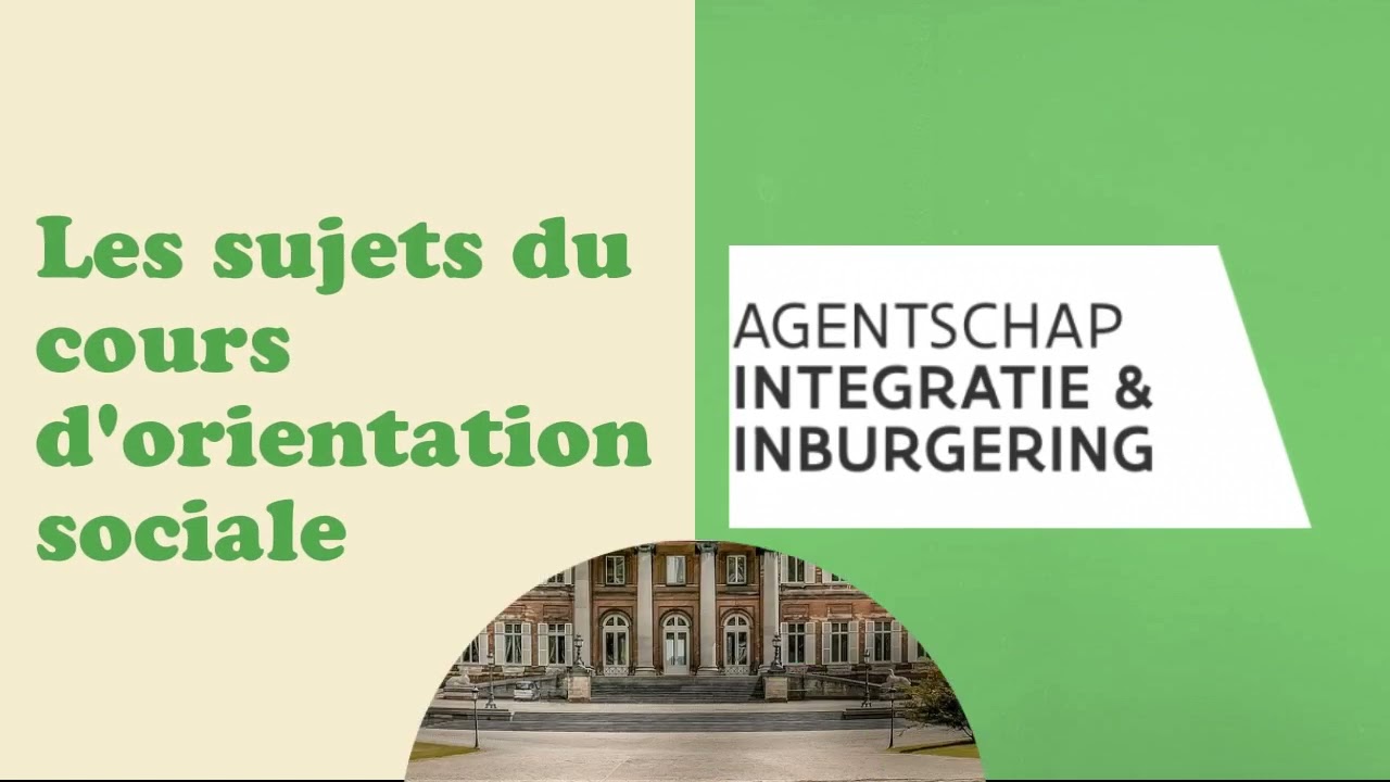 Le cours d'orientation sociale