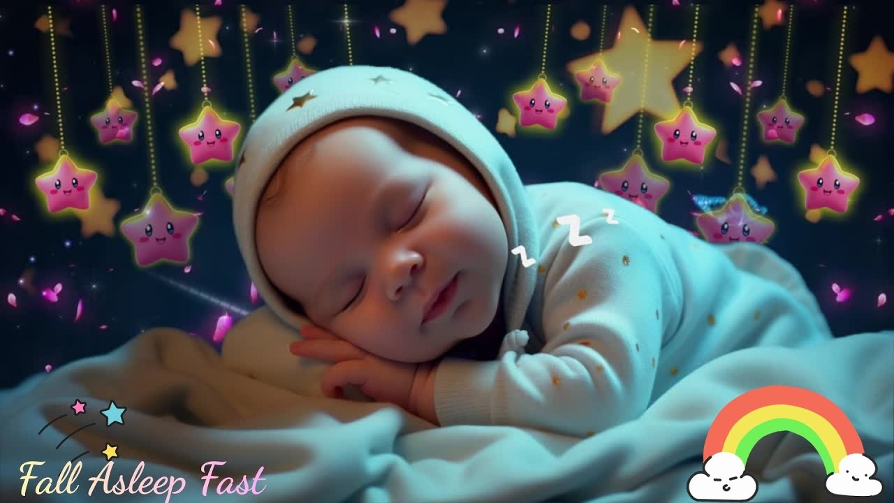 Mozart & Brahms Lullabies 🎵 Baby Sleep Music | Fall Asleep Fast & Beat Insomnia Naturally