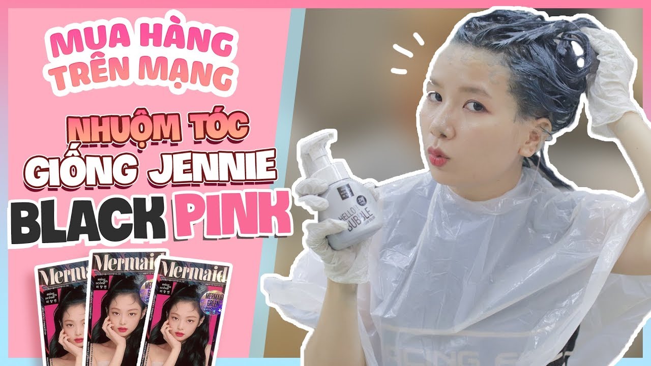 Mel TV Đổi Màu Tóc Lần Thứ 3 Trong 30 Ngày Với Dầu Gội Nhuộm Hàn Quốc Jennie BLACKPINK
